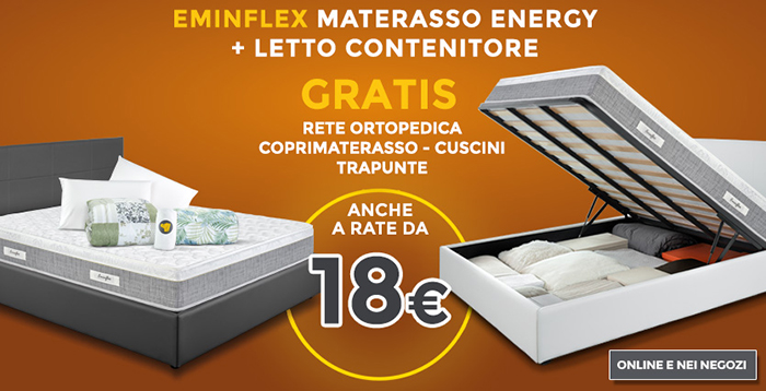offerta Prime Plus + Letto Contenitore