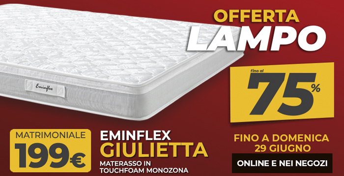 Offerta materasso Giulietta